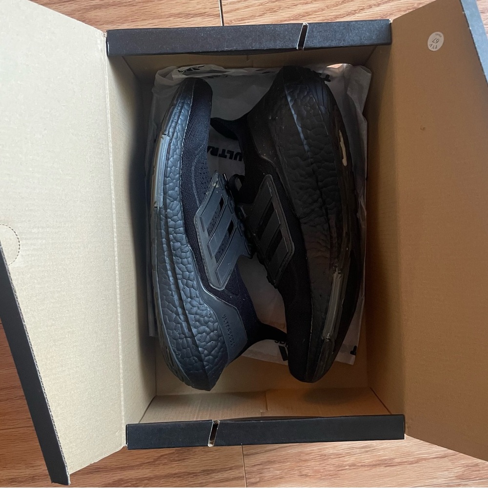 Adidas Ultraboost Triple Black Running shoe 2021 release